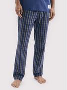 Piżamy męskie - Seidensticker Spodnie piżamowe 12.120080 Granatowy Regular Fit - miniaturka - grafika 1