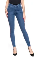 Spodnie damskie - Spodnie Damskie Lee Scarlett Piping Red Stowe L31Vroor-W27 L33 - miniaturka - grafika 1