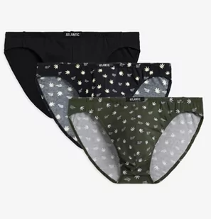 SLIPY ATL.3MP-170 WL24 KHA/CZA/CZA (kolor khaki, rozmiar XL) - Majtki męskie - miniaturka - grafika 1