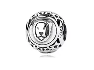 Charmsy - Pandora Valerio.pl Rodowany srebrny charms do znak zodiaku lew lion srebro 925 BEAD18 BEAD18 - miniaturka - grafika 1