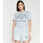 Koszulki i topy damskie - Tommy Hilfiger T-shirt REG VARSITY | Comfort fit - miniaturka - grafika 1