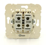 Wyłączniki światła i elektryczne - EFAPEL LOGUS90 ŁĄCZNIK ZWIERNY PODWÓJNY 21156 - miniaturka - grafika 1