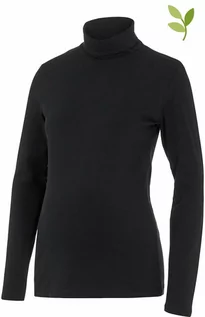 Bluzki ciążowe - Mama licious Sweter ciążowy "Sia" w kolorze czarnym - grafika 1