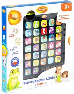 Tablet zwierzakowy alfabet - zabawka - Zabawki interaktywne dla dzieci - miniaturka - grafika 1