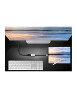 Pozostałe akcesoria do telefonów - goobay USB adapter, USB-C plug > DisplayPort socket Kolor: CZARNY/silver, 15cm, up to 8K @ 60Hz - miniaturka - grafika 1