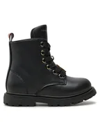 Buty dla chłopców - Tommy Hilfiger Botki T1A5-33561-1351999 M Czarny - miniaturka - grafika 1