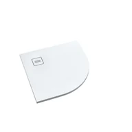Brodziki prysznicowe - Brodzik Półokrągły Protos Smooth White 90X90X3,5 R55 Stabilsound Plus Kompozyt 3Sp.p1O-9090-M1 - miniaturka - grafika 1
