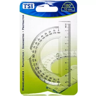 TSI 46208 Kątomierz z linijką 10cm - Inne urządzenia pomiarowe - miniaturka - grafika 1