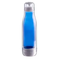 Shakery i bidony sportowe - Butelka szklana z osłoną Smart 520 ml, niebieski - miniaturka - grafika 1