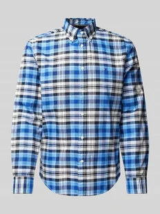 Koszula casualowa o kroju regular fit z wyhaftowanym logo model ‘OXFORD’ - Koszule męskie - miniaturka - grafika 1