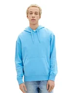 Bluzy męskie - TOM TAILOR Denim Męska bluza 1037035, 18395-Rainy Sky Blue, L, 18395 – Rainy Sky Blue, L - miniaturka - grafika 1
