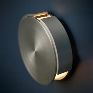 Lampa ścienna FRANDSEN Rotate, aluminium, Ø 15 cm, metal - Lampy ścienne - miniaturka - grafika 1