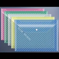 Inne - [Najwyżej Oceniane] 10 szt. Kolorowych Torebek na Dokumenty A4 - Wytrzymały Materiał PP, Styl do Codziennej Organizacji Biura - miniaturka - grafika 1