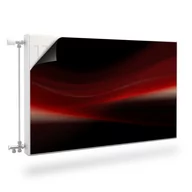 Dekoracje domu - Mata MAGNETYCZNA Grzejnika ABSTRAKCJA Czerwona Fala 90cm x 60cm - miniaturka - grafika 1