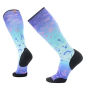 Skarpetki damskie - Smartwool skarpety Ski Targeted Cushion Nature Doodles Print OTC Socks CAPRI - miniaturka - grafika 1