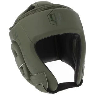 Masters Kask bokserski KTOP-PU-MATT zielony - Ochraniacze do sportów walki - miniaturka - grafika 1