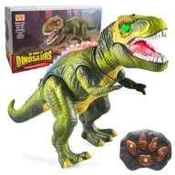 Zabawki interaktywne dla dzieci - Interaktywny Dinozaur T-Rex Dla Dzieci Zdalnie Sterowana Zabawka Ryczy Led - miniaturka - grafika 1