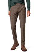 Spodnie męskie - Pierre Cardin Spodnie chino w kolorze brązowym - miniaturka - grafika 1