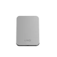 Powerbanki - LINQ Powerbank magnetyczny 5.000 mAh kompatybilny z MagSafe - Srebrny - miniaturka - grafika 1