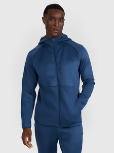 4F Bluza treningowa regular szybkoschnąca męska - granatowa S - Bluzy męskie 4F Bluza treningowa regular szybkoschnąca męska - granatowa S - Bluzy męskie - miniaturka - grafika 1