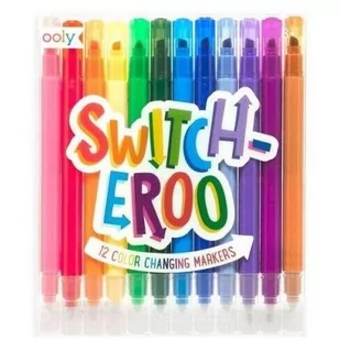Kolorowe Baloniki Kolorowe Baloniki Flamastry zmieniające kolor Switch-Eroo 12 sztuk 373158 - Markery permanentne - miniaturka - grafika 2