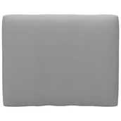 Poduszki ogrodowe - vidaXL Poduszka na sofę z palet szara 50x40x12 cm 314424 - miniaturka - grafika 1