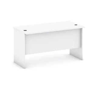 B2B Partner Biurko proste, długość 1400 mm, biały 437431 - Biurka - miniaturka - grafika 1