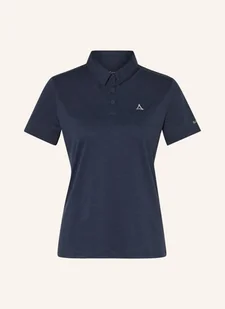 Schöffel Funkcyjna Koszulka Polo Tauron blau - Koszulki i topy damskie - miniaturka - grafika 1