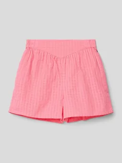 Spodnie i spodenki dla dziewczynek - Bermudy z fakturowanym wzorem - grafika 1