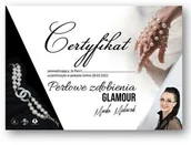 Pozostałe akcesoria kosmetyczne - Certyfikat ze szkolenia online Perłowe zdobienia Glamour by Monika Mielniczuk wersja Drukowana - miniaturka - grafika 1
