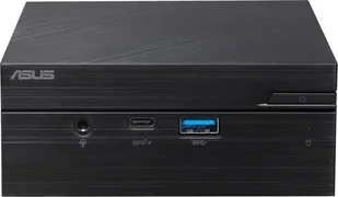 Komputer Asus ASUS PC PN41-BC034ZVS1 Cel N5100 4GB 128GB G3 SSD+1slot 2.5" 2.5G LAN Wifi HDMI 2.0 miniDP USB-C VGA Win11 PRO FANLESS - Mini PC - miniaturka - grafika 1