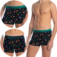 Majtki męskie - LAMA Bokserki Męskie Szorty Bawełniane 2-PAK XXL - miniaturka - grafika 1