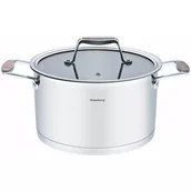 Garnki - Klausberg Garnek stalowy 6.0L 24cm KLAUSBERG Premium 18/10 [KB-7228] KB-7228 - miniaturka - grafika 1