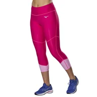 Legginsy - Legginsy damskie Mizuno Core 3/4 Tight Pink Peacock S - miniaturka - grafika 1