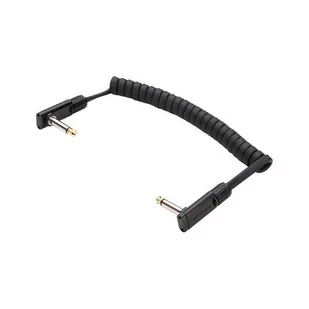 RockBoard PCF100CC Flat Patch Black Coiled kabel złączka - Inne akcesoria gitarowe - miniaturka - grafika 1