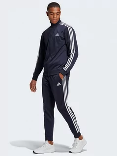 Dresy męskie - Adidas 3-Stripe Dres GK 9658 M Czarny/Biały (4062065144538_EU) - grafika 1