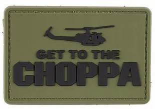 Naszywka 3D - Get to the Choppa Olive (GFT-30-018033) G GFT-30-018033 - Odzież taktyczna i umundurowanie - miniaturka - grafika 1