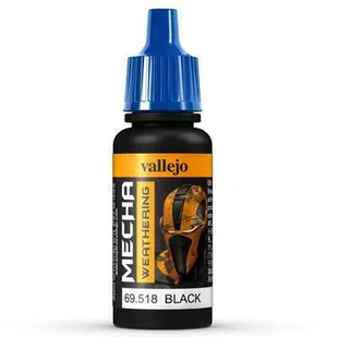 Vallejo Mechaniczna Color 518 Black Wash 17 ml. VJ69518 - Pozostałe akcesoria dla plastyków - miniaturka - grafika 2