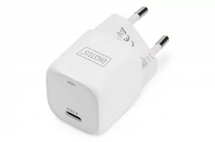 Digitus Ładowarka sieciowa mini zasilacz 1x USB-C PD 3.0 20W Biała - Ładowarki do telefonów - miniaturka - grafika 1