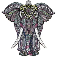 Puzzle - Puzzle Drewniane Antyczny Mamut XL - miniaturka - grafika 1