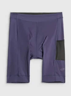 4F Spodenki kolarskie z żelową wkładką męskie - granatowe XL - Spodnie rowerowe 4F Spodenki kolarskie z żelową wkładką męskie - granatowe XL - Spodnie rowerowe - miniaturka - grafika 1