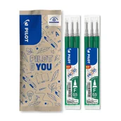 Wkłady do długopisów - Zestaw 6x wkład PILOT Frixion do wymazywalnego pióra kulkowego 0,5 zielony - miniaturka - grafika 1