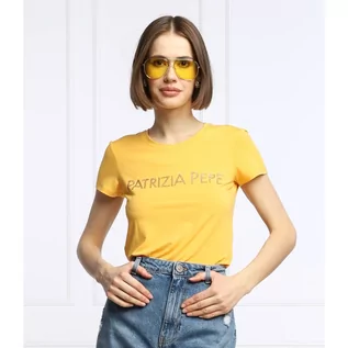 Koszulki i topy damskie - Patrizia Pepe T-shirt MAGLIAT | Regular Fit - grafika 1
