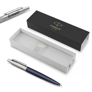 Długopis Parker Jotter Royal Blue CT z grawerem - Zestawy piśmiennicze - miniaturka - grafika 1
