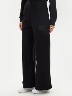 EA7 Emporio Armani Spodnie dresowe 7W000179 AF12473 UC001 Czarny Wide Leg - Spodnie sportowe damskie - miniaturka - grafika 1
