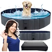 Baseny ogrodowe - Basen Ogrodowy Składany dla PSA i Dzieci 160x30cm - miniaturka - grafika 1