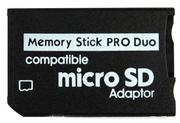 Czytniki kart pamięci - Adapter Micro SD MicroSD na MS ProDuo Pro Duo PSP - miniaturka - grafika 1