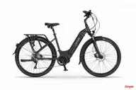 Rowery elektryczne - Rower elektryczny Ecobike D2 City, Panasonic 48V 14 Ah, 19", Black, 2023 - miniaturka - grafika 1