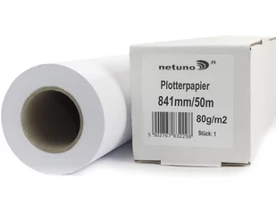 Papier do plotera w roli 841 x 50mb 80g Od Netuno - Papier do drukarek - miniaturka - grafika 1