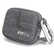 Torby podróżne - FitStill Mini etui ochronne w szare paski do Go Pro Hero 12/11/10/9/8/7/(2018)/6/5 Black torba podróżna z twardą skorupą do DJI Osmo Action 1, Campark, kamery sportowej YI itp. - miniaturka - grafika 1